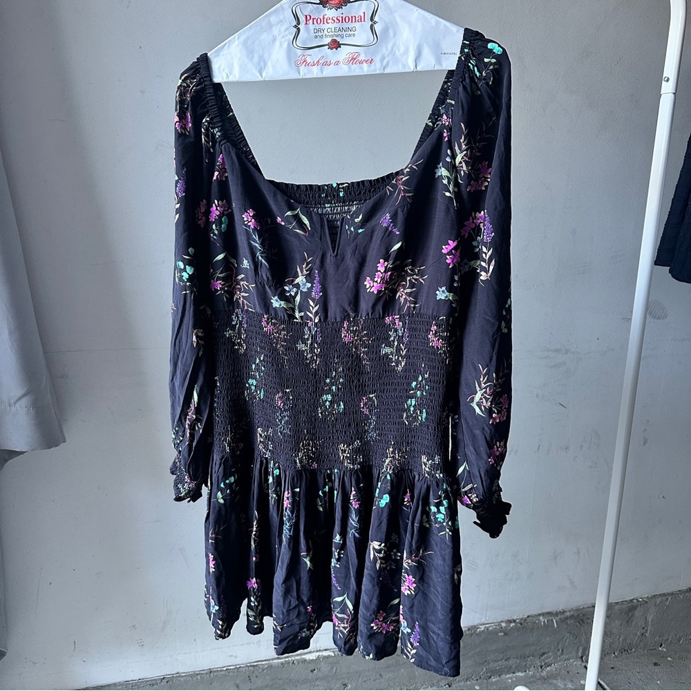 Blue Life Viscose Floral Dress